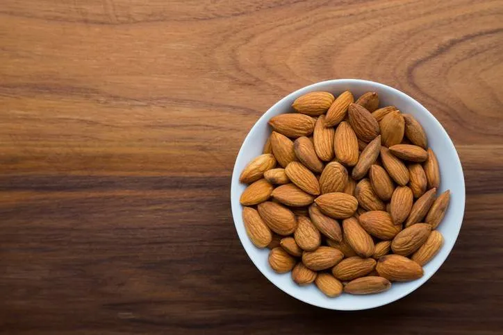 amêndoas ricas em fibras