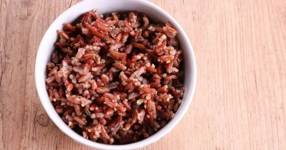 Arroz integral x arroz branco: arroz vermelho