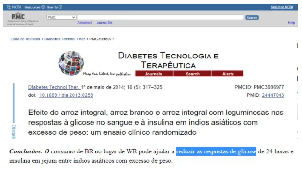 Estudo sobre dieta rica em gorduras boas para diabéticos.