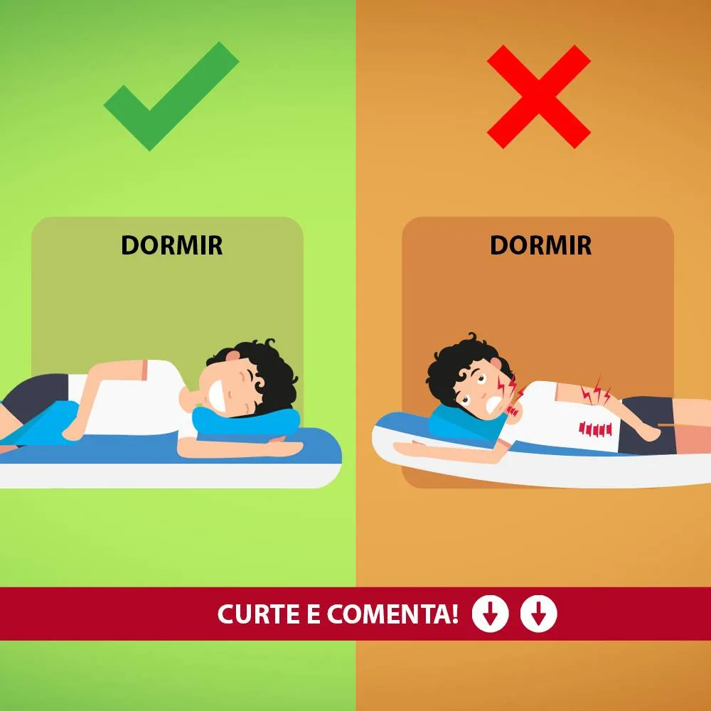 Postura correta para dormir